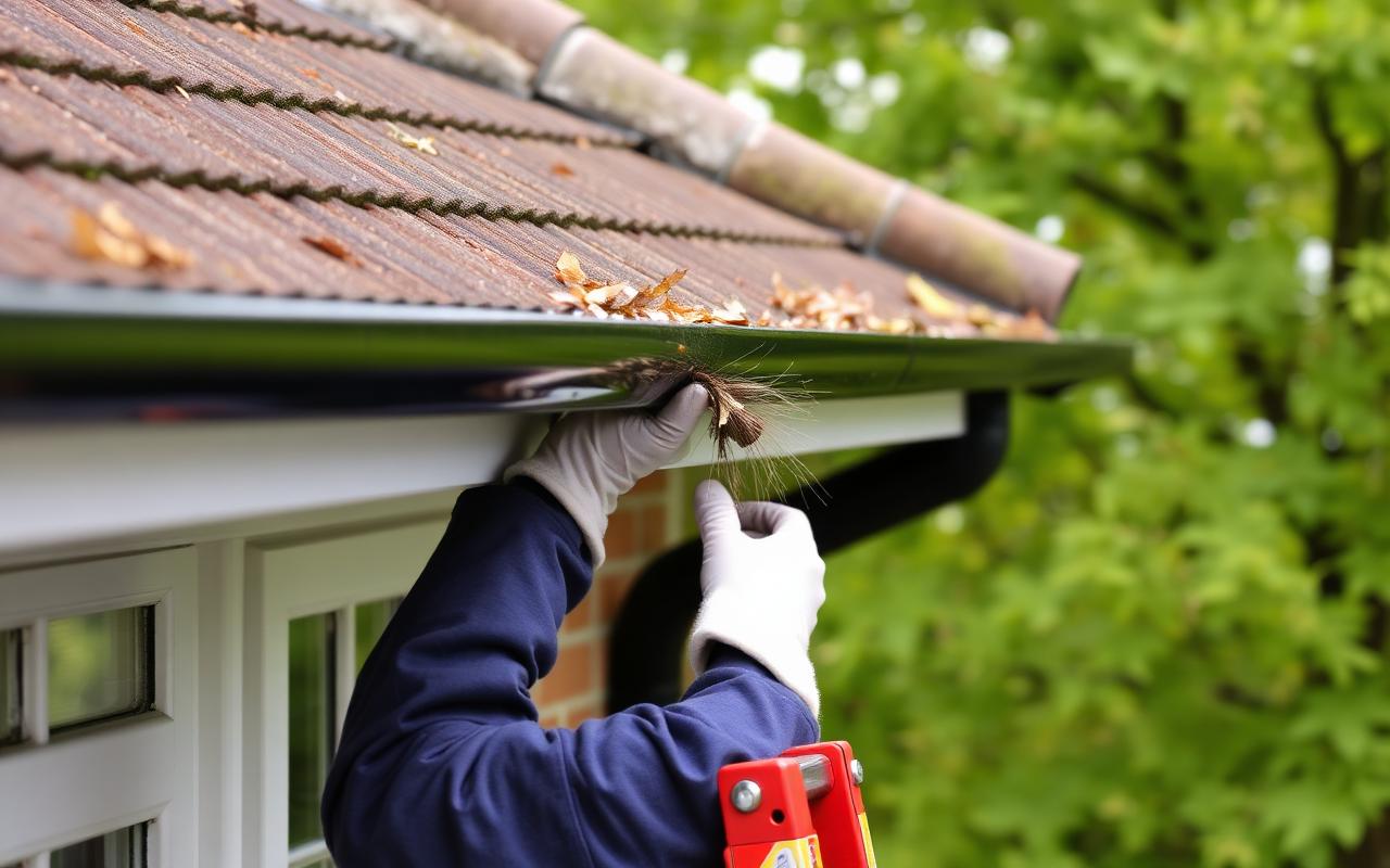 Professional gutter cleaning Cobham